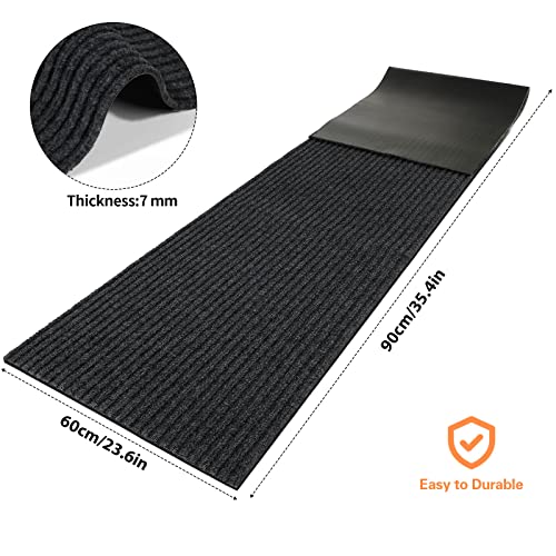 Tapis d'extérieur imperméable Nuanchu grand grattoir à chaussures - 4