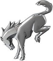 Vista 1 de Emblema de puerta trasera de bronco plateado OEM M2DZ-9942528-A hecho para Bronco 2021-2025