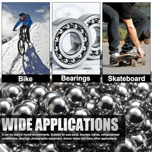 6pcs 2''inch Chrome Steel Bearing Balls 51mm Steel Balls Precision Bearing Bulk Bicycle Bearing Balls by CVGY - Image 7