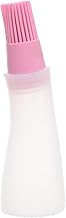 موزع زيوت مع فرشاة سيليكون، لون بينك