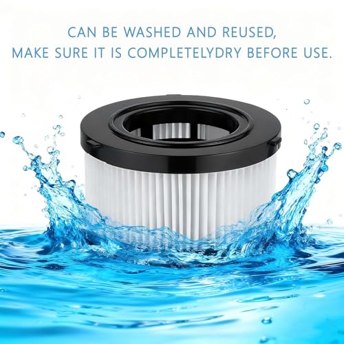 Image of DC5151H Replacement HEPA Filter | Compatible with DEWALT DC5151H DC515 DCV517 Wet Dry Vacuum