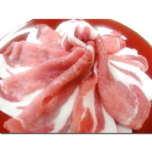 かねかん竹内 北海道定番鍋豚しゃぶ　豚本ロースしゃぶしゃぶスライス　北海道産豚本ロース肉