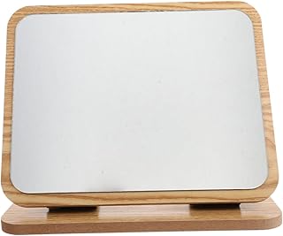 NOLITOY Espejo de madera Espejo de tocador Me...