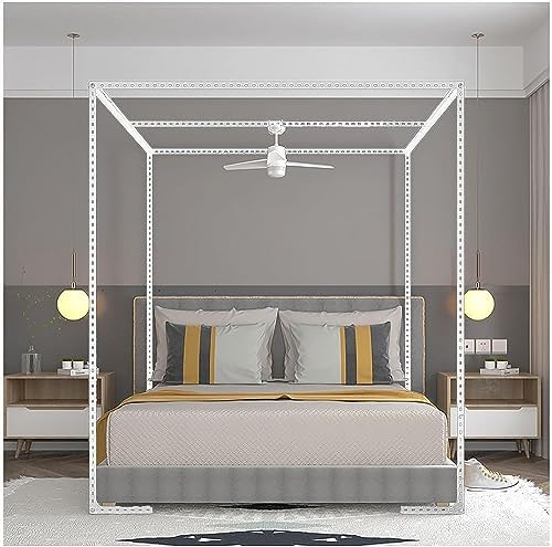 Mat Solid Wood Bed Boards Breathable Plate Foldable Plate Futon Frame FoldingFolding Floor Slatted Frame,Adjustable Canopy Bed Frame - Sturdy Stainless Steel Metal Frame for Bedroom Decor Si