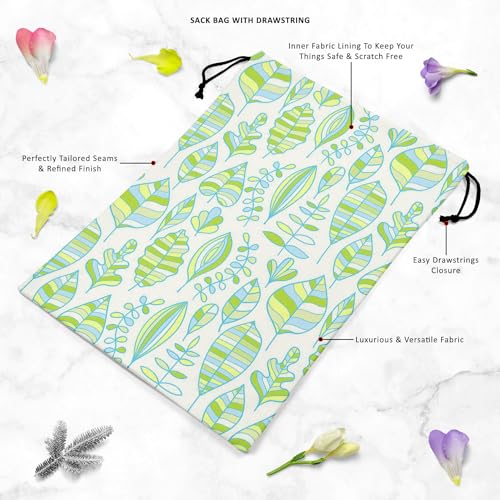 Image of ArtzFolio Autumn Leaf D4 | Reusable Sack Bag | Bag for Gym, Storage, Vegetable & Travel