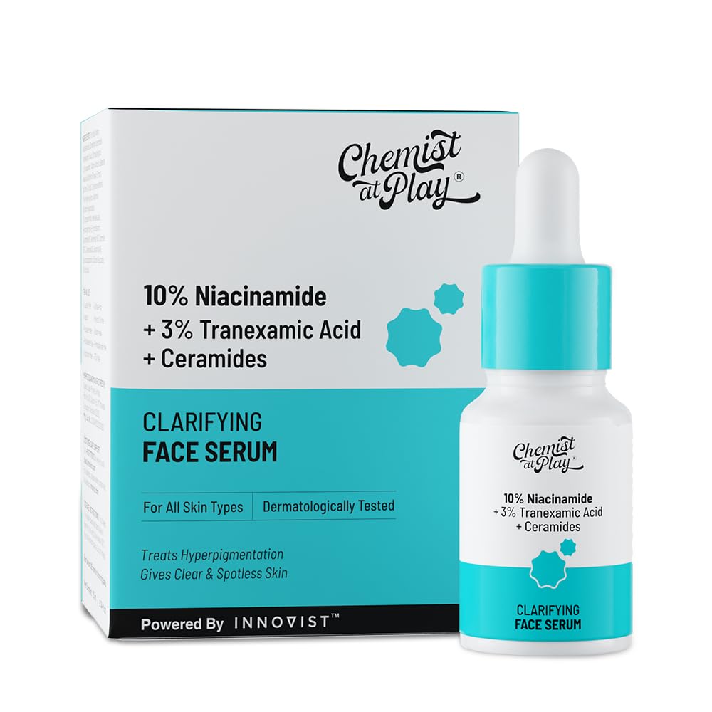 Chemist At Play's Clarifying Serum | 10% Niacinamide | Treats Hyperpigmentation, Minimizes Pores & Improves Skin Texture | 10ml-image-40