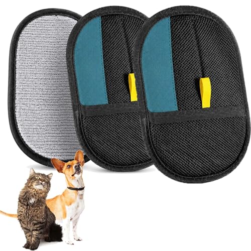 DZ'HUE Gant Kiko Et Paco, 2026 Nouveau Gant Anti Poils Animaux, RéUtilisables Et Lavables, éLiminent Poils sur Canapé, Voiture Et VêTements (2PCS)