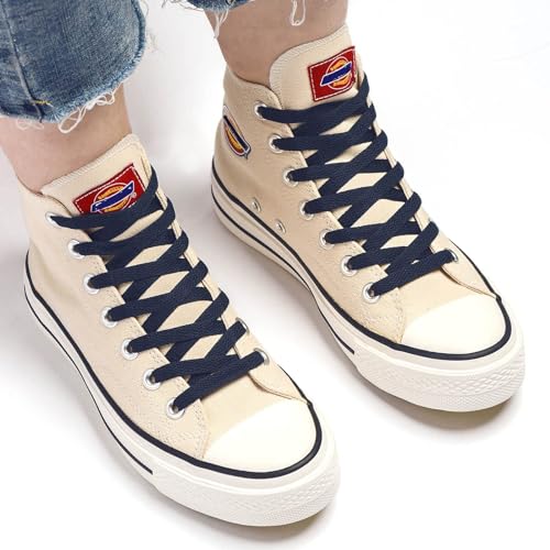Image of Stepace [2 Pairs Flat Shoe Laces for Sneakers 30 inch-72 inch Length 26 Color Shoelaces