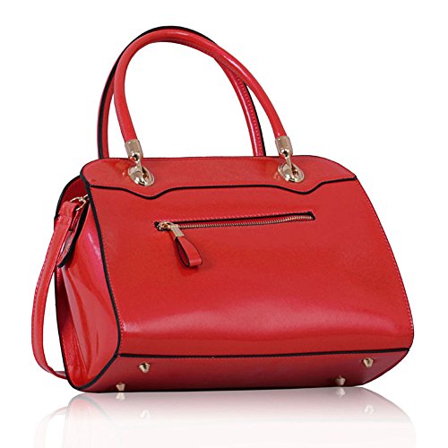 TrendStar, Borsa a mano donna rosso B - Red