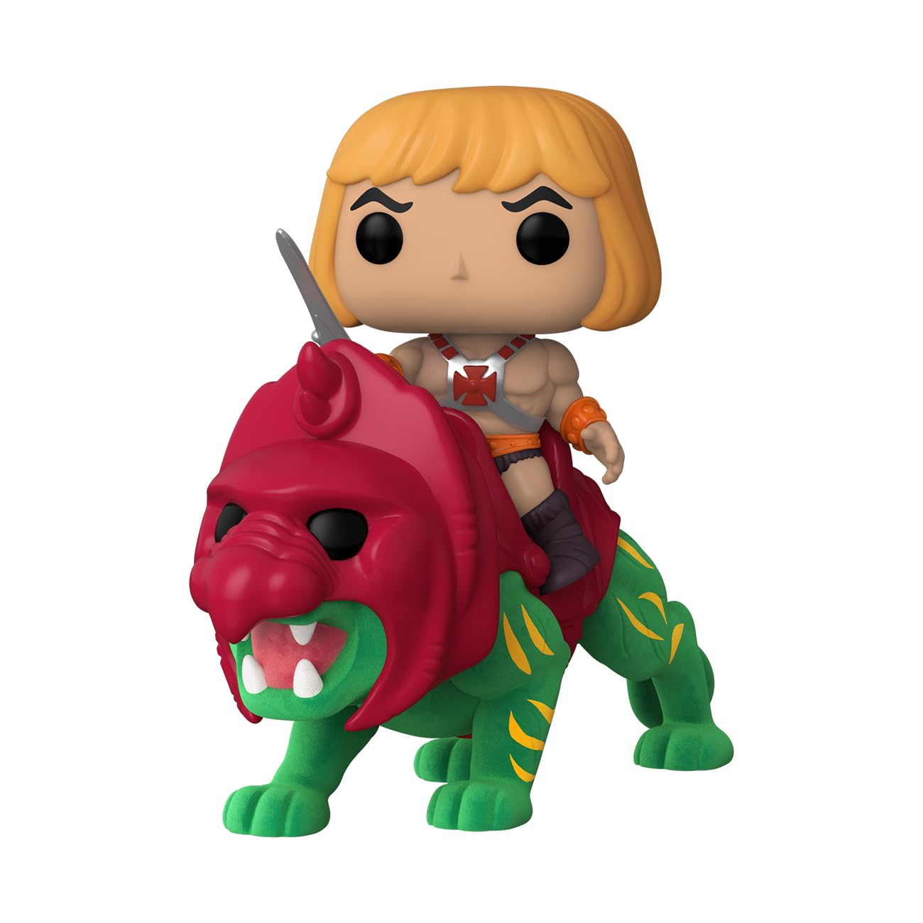 Funko Pop! Ride Deluxe: Masters of The Universe - He-Man On BC - Afelpado - Masters del Universo - Figura de Vinilo Coleccionable - Idea de Regalo- Mercancia Oficial - Juguetes para Niños y Adultos