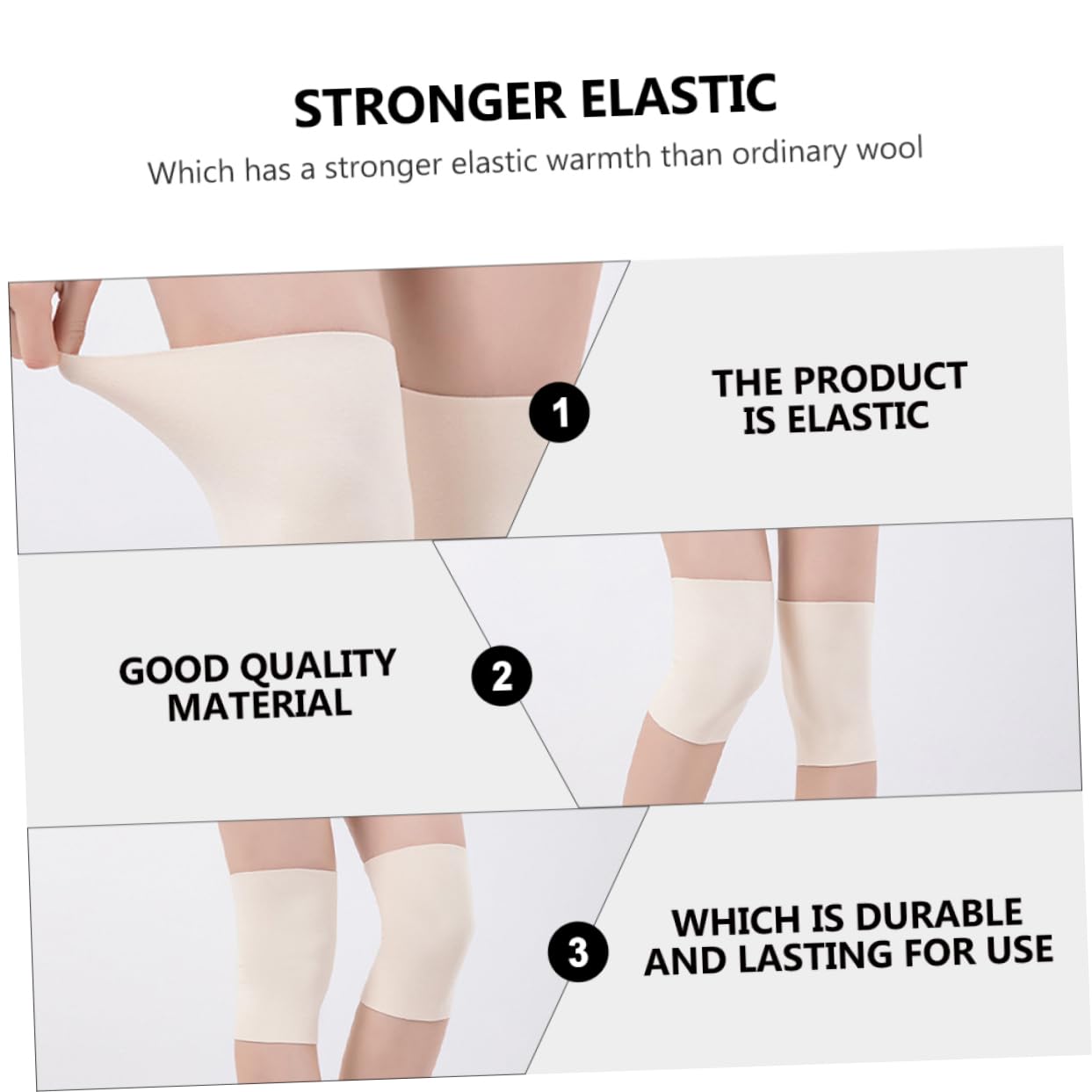 HAPINARY 2pcs Knee Warm Pads for Joint Protection Thermal Knee Covers for Elderly Comfortable High Elasticity for Outdoor Activities Running Cycling Sports