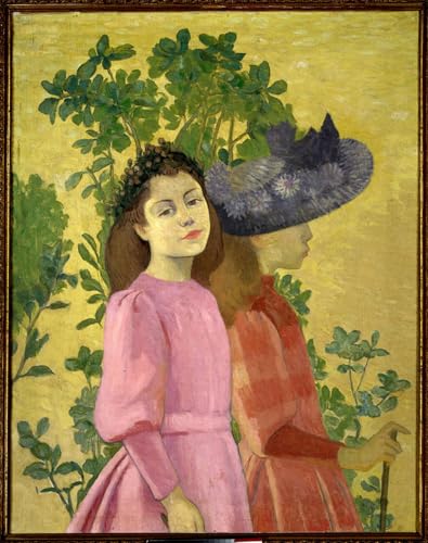 Impression d'affiches Maillol Affiche Toile Deux jeunes filles au printemps 60x90cm