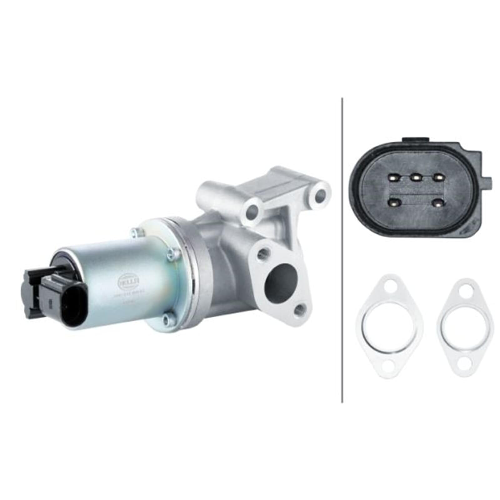 HELLA 6NU 014 864-611 Válvula EGR - eléctrico - con junta