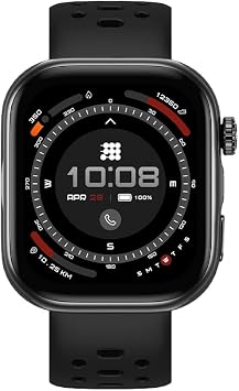 Cubitt VIVA Pro 2 Smartwatch, 1.85 AMOLED HD, Built-In GPS, Offline Maps, Barometer, Compass, VITA AI, AI Coach, Readiness & Sleep Scores, 100+ Sports Modes, 5ATM, 10-Day Battery Obsidian Black