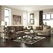 Signature Design by Ashley Larkinhurst Living Room Set in Earth Faux Leather