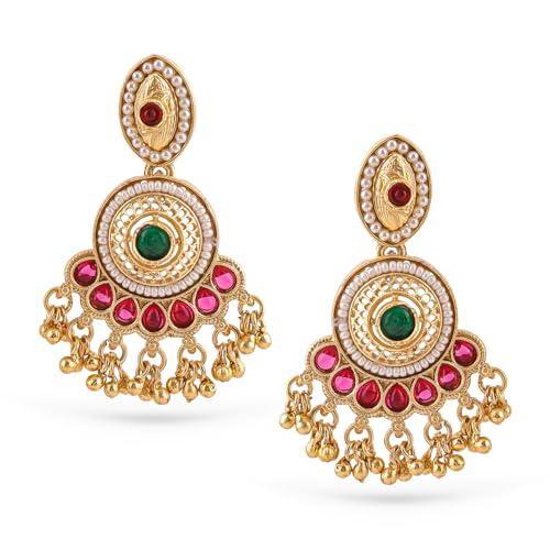 Image of Rubans Chandelier Earrings Traditional Festive Jewellery Gift for Women & Girls