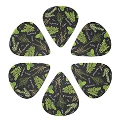 Basil Thym Dill & Rosemary Lot de 6 médiators pour guitare acoustique, guitare électrique, basse, ukulélé – Fin, moyen… - Les Beatles, Paul McCartney, John Lennon, RIngo Starr, George Harrison Basil Thym Dill & Rosemary Lot de 6 médiators pour guitare acoustique, guitare électrique, basse, ukulélé – Fin, moyen… – Image 4