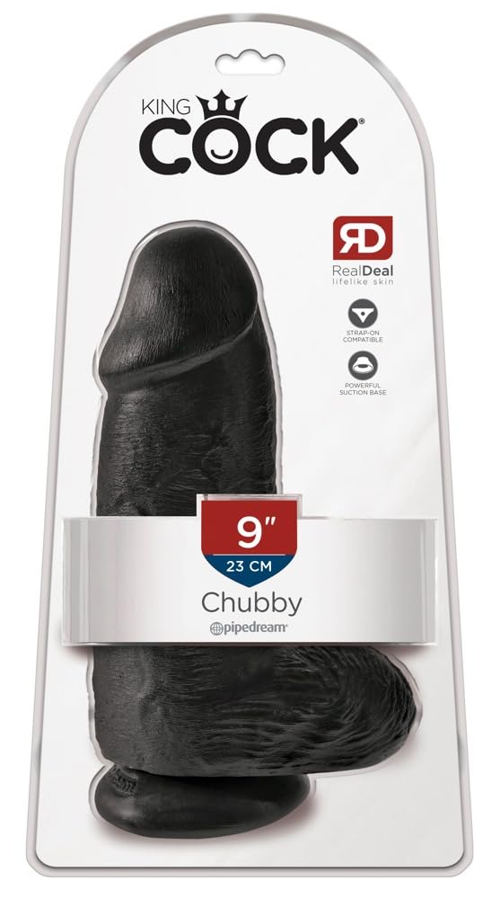 Products Pipedream King Cock Chubby, Black