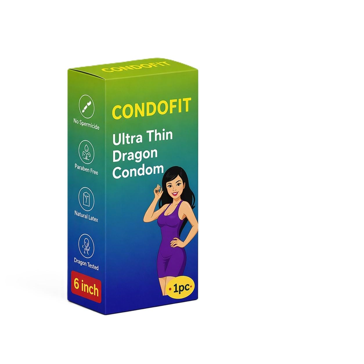 ultra thin lubricated natural latex condom | electronically tested | premium comfort & protection | single pack