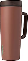 Vista 21 de Owala SmoothSip Slider - Vaso de café de acero inoxidable con aislamiento, taza de café helado reutilizable, taza de viaje para café caliente, sin