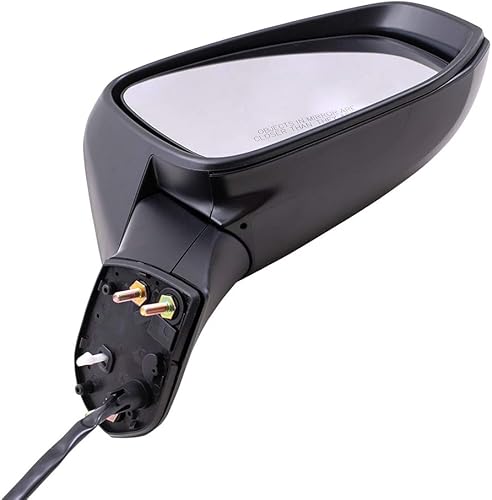 Miniatura 6 de Espejo de repuesto para puerta lateral de pasajero, color negro texturizado compatible con RAV4 RAV4 Hybrid 2019-2021