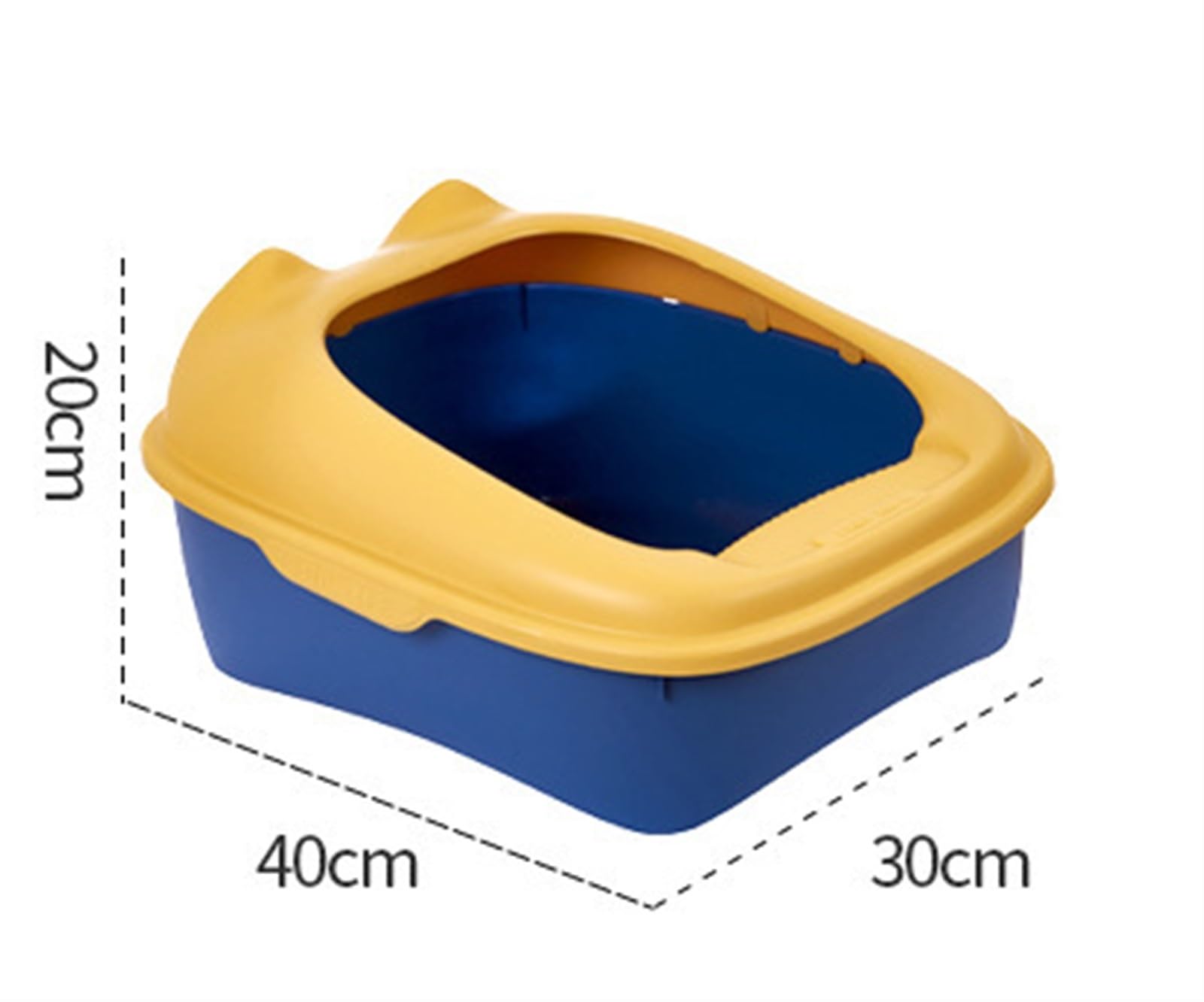 Lettiera Gatto Toilette Per Gatti Comoda Lettiera Semi Chiusa Per Gattini Robusta E Robusta, Per Gatti Da Interni Lettiera Per Gatti(Pink,30x40x20 cm)