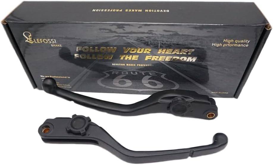 Premium Aluminum Motorcycle Brake & Clutch Lever Compatiable with R1200GS R1250GS 11-20 /R Nine T 13-2016 /R1200R 13-19 - Enhanced Control Safety Corrosion-Resistant Smooth Brake Black