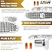 USR 00-05 NEON Side Marker Light – All Clear Front Bumper Sidemarker Lamps (Left + Right) - Compatible with 2000-2005 Dodge Neon, Plymouth, Chrysler All Models/Trims (Crystal CLEAR Lens with Bulbs)