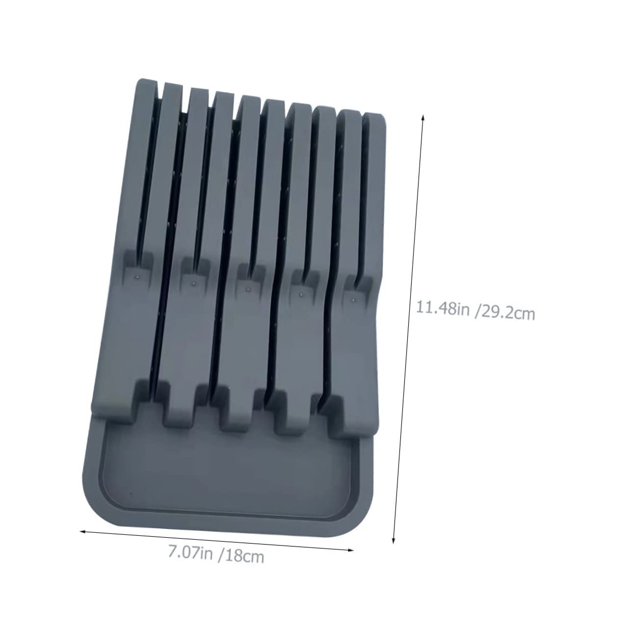 SOLUSTRE Cutter Rack Multi Function Cutter Storage Holder for Kitchen Organization Plastic Design for Easy Drainage Keeps Your Kitchen Clean and Orderly