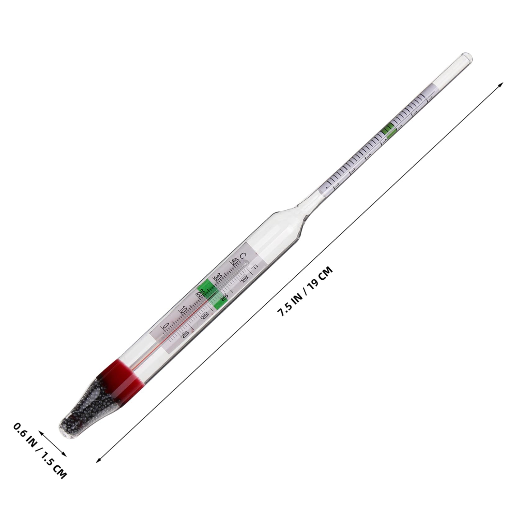 GLEAVI 3sets Tester Per Salinità Idrometro Per Acquari Con Cilindro Graduato Da Misuratore Di Salinità Per Ambienti Marino e Dolce Strumento Di Precisione Per Monitoraggio Kit