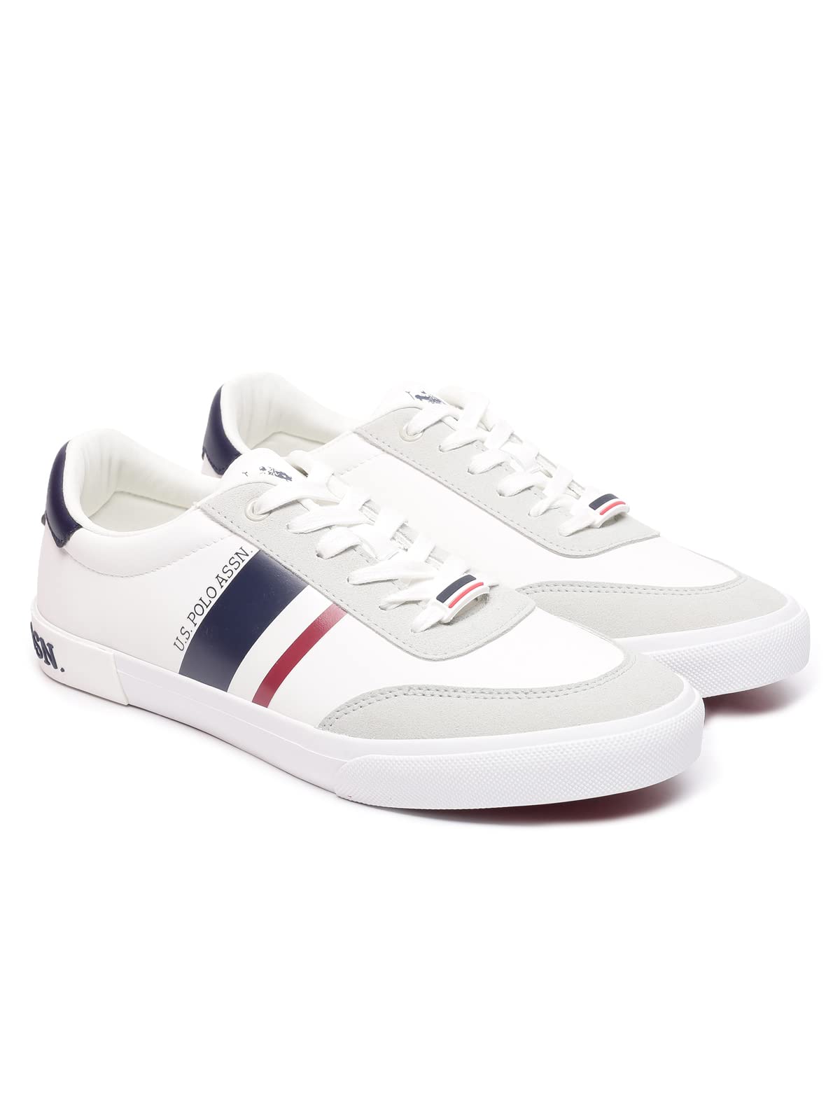 U.S. POLO ASSN. Mens Off White Krister Sneakers - 9 UK (B0B8T74TDH) Amazon Price History, Amazon Price Tracker