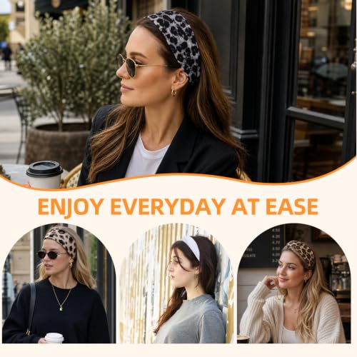 Image of Headbands for Women 8PCS, Summer-Exclusive Elastic Non Slip Hair Head Bands