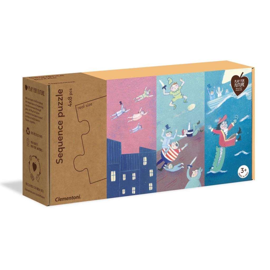 Clementoni Sapientino – Juego De Secuencias Temporales Con 16 Piezas Autocorrectivas – A Partir De 4 Años, Fabricado En Italia Con Materiales Reciclados