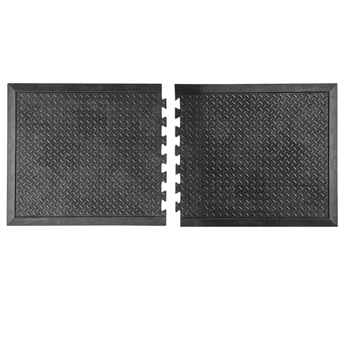 Buffalo Tools RIAFM2: 2 Piece Interlocking Anti Fatique Rubber Mats