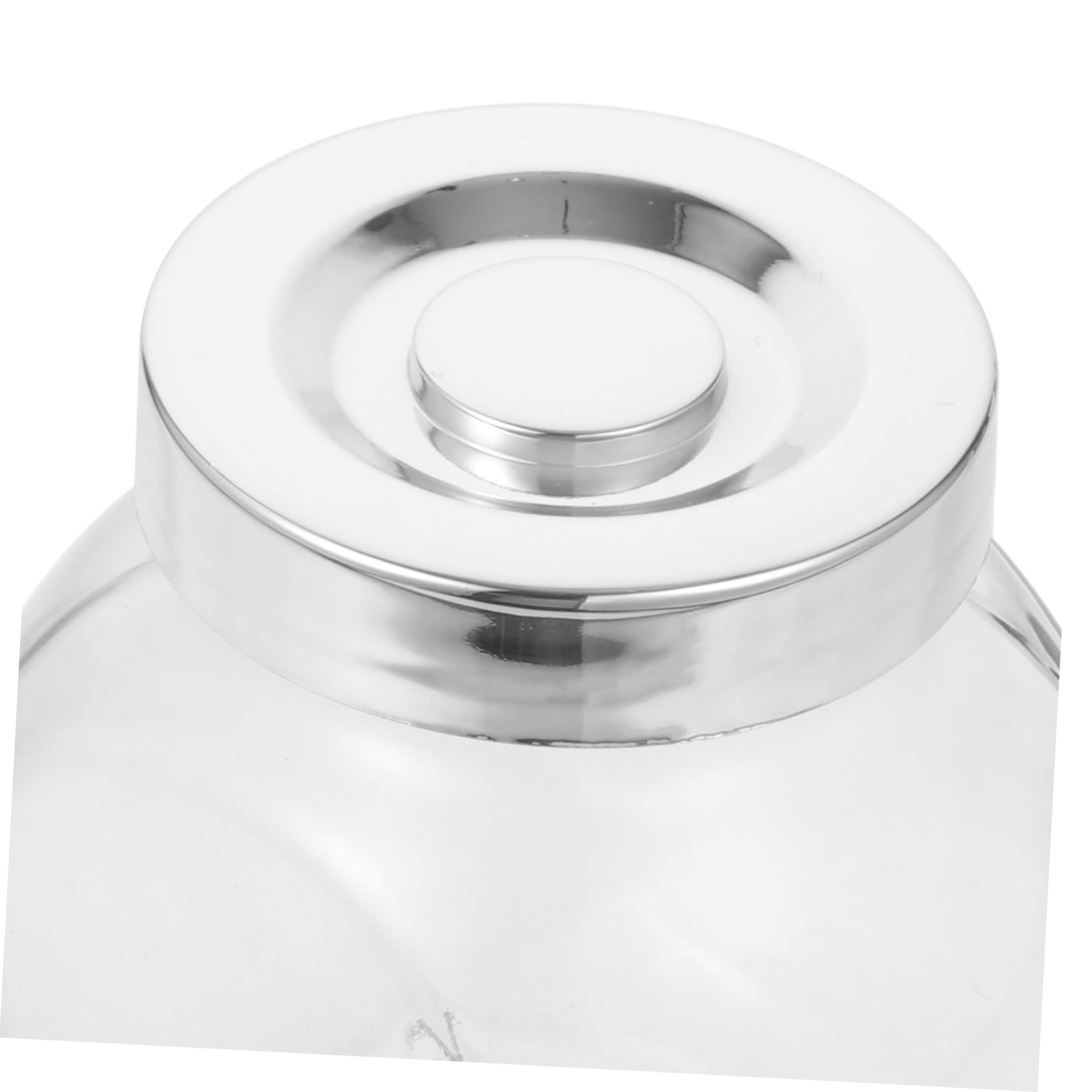 Lurrose 10 Stück Teiliges Mini glas Candy Vorratsgläser mit Transparentem Deckel Luftdicht Verschließbare Glasbehälter für Snacks Gewürze Tee Kräuter und Dekoration Robustes Dickeres Glas