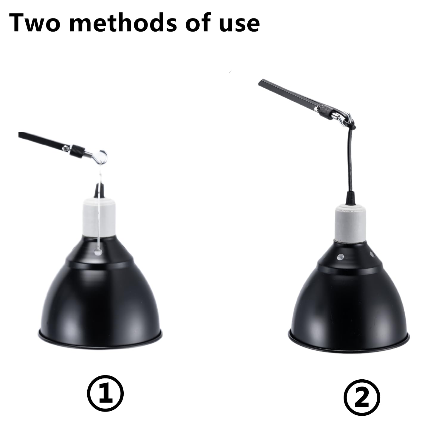 Floor Stand Holder for Reptile Tank Heat Lamp, Height Adjustable 31.5-60", Sturdy Base,Metal Stand Compatible with Reptile Terrarium Heat Light