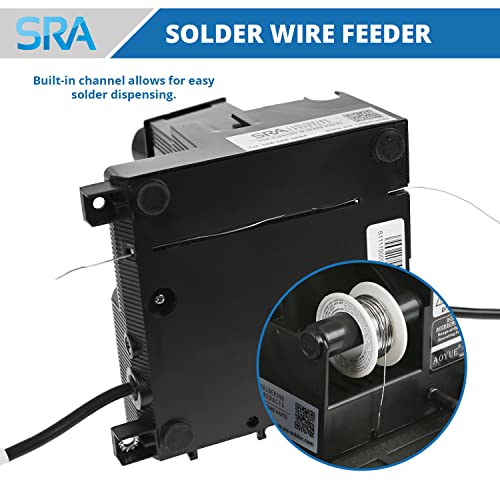 Aoyue 888+ Pcb Series 2-In-1 Hot Air Gun Soldering Kit For Electronics - Includes Soldering Mat, Helping Hands, Solder Wire, Brass Coils, Desoldering Pump, Extra Tips And Nozzles, And Esd Wrist Strap #TOP5