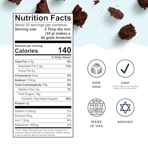 Mommy Knows Best Lactation Brownie Mix Breastfeeding Supplement - Double Chocolate Breast Milk Support Snack Alternative To Lactation Cookies To Boost Breastmilk Supply Increase thumb #8