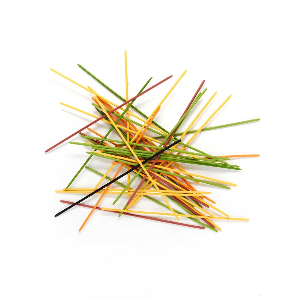 Balvi Jeu société Mikadetti Jeu d'adresse Mikado Version Spaghetti Bambou