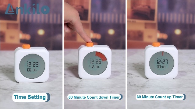 Temporizador Visual , Temporizador De Cocina Con Base Magnética