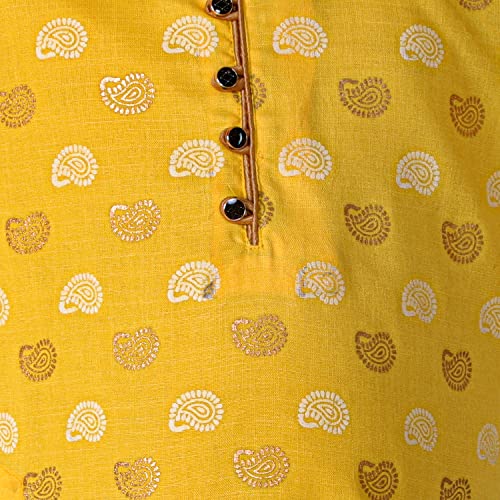 Image of Pro-Ethic Style Developer Kurta Pajama For Kids Boys | Cotton | Floral Print | Ethnic Wear (S-204)