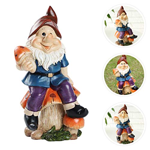 ABOOFAN Dos Desenhos Animados Do Jardim Gnome Estatueta Estátua Elf Resina Anão Boneca Fada Garden O