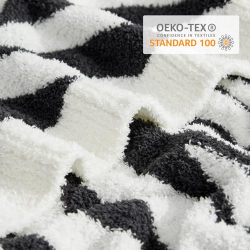 Snuggle Sac SNUGGLESACHEATHER Zebra Blanket Black Zebra Print Blanket Ultra Soft Reversible Zebra Throw Blanket For Couch, Sofa & Bed thumb #3