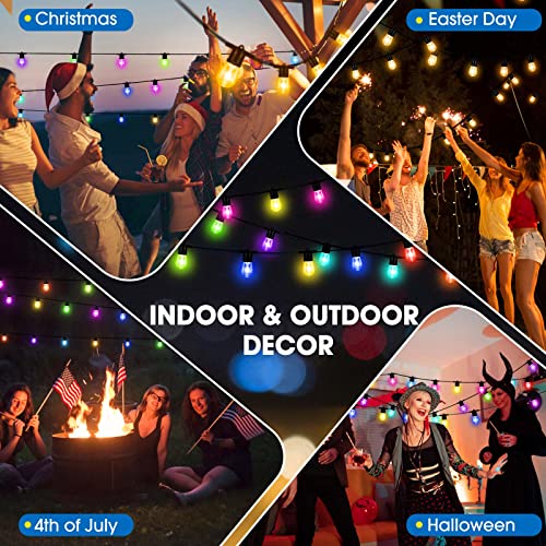 Catena Luminosa Esterno LED, 15M 15 Lampadine