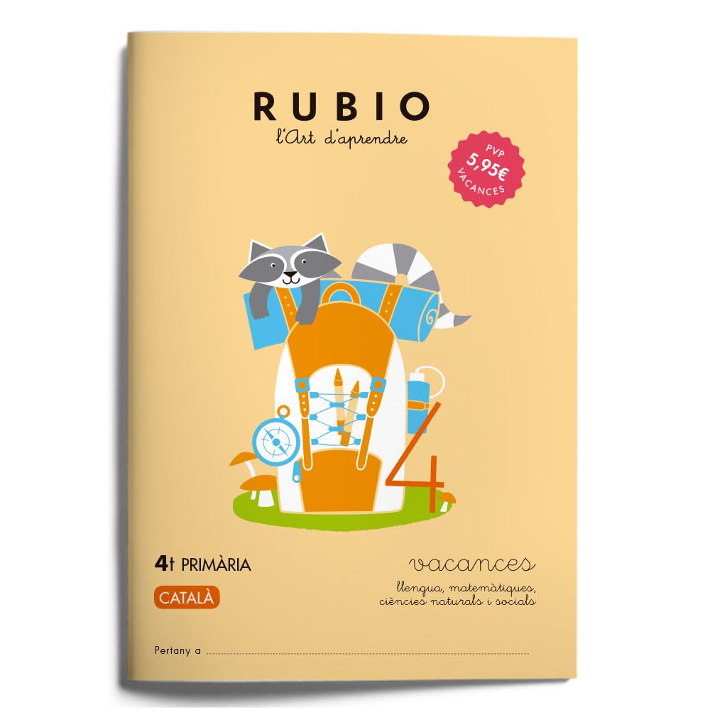 Ediciones Técnicas Rubio - Editorial Rubio Vacances RUBIO 4t Primària (català): 5 (Vacances RUBIO (català))