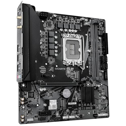 GIGABYTE H610M D3H WIFI DDR4 Carte Mère – Compatible avec processeurs Intel Core 14e génération VRM 6+1+1 phases jusqu’à 3200 - vue 4