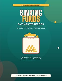 Sinking Funds Savings Workbook: A Guided Planner to Track, Save, and Reach Every Financial Goal — 24 Fund Trackers, 12 Monthly Logs & Quarterly Reviews