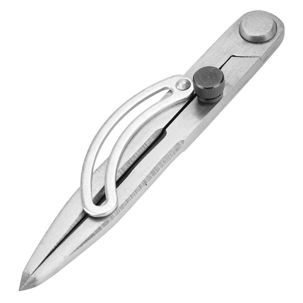 150mm Wing Leather Divider Rotating Tool Carbon Steel Spacing Compasses Edge Area For Mechanical marking and Leather making