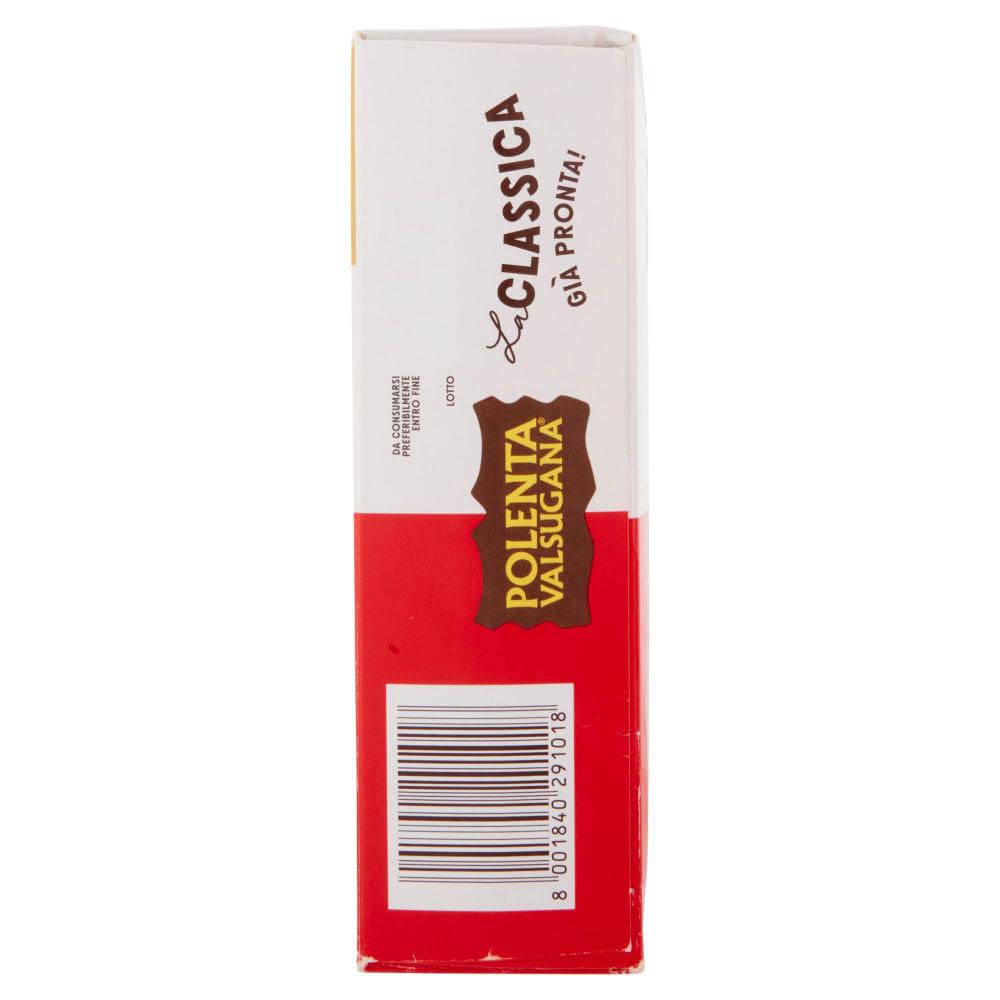 Polenta Valsugana La Classica Lot de 3 plats préparés avec 100 % maïs italien 1200 g