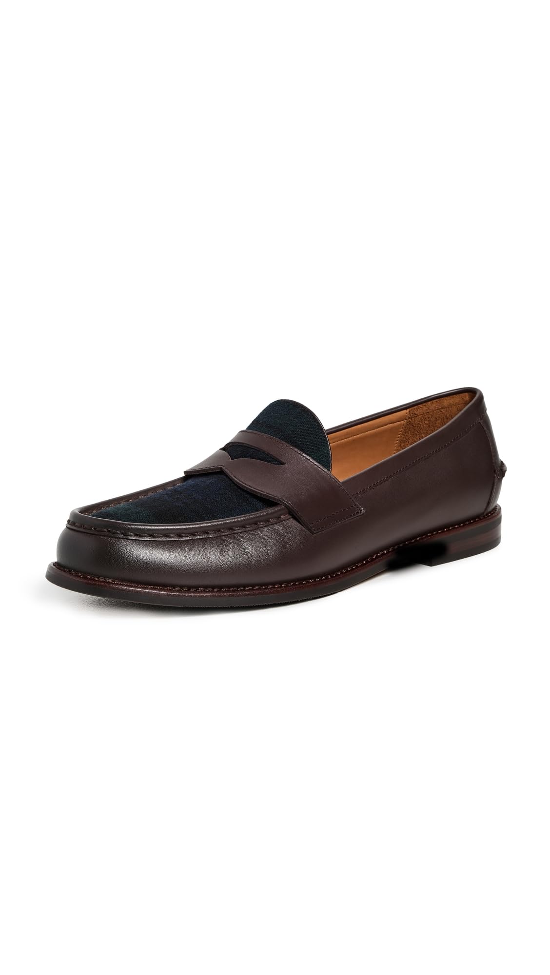Men's Plaid Penny Loafers